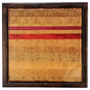 Skærebræt af valnød, eg og paduak.