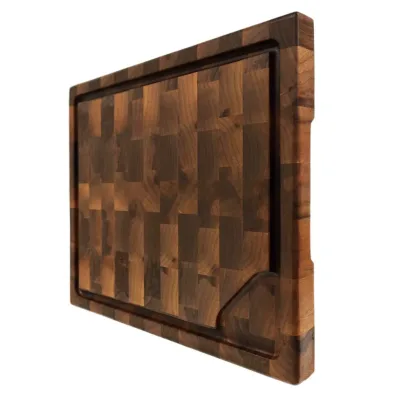 Skærebræt 450 i valnød 38x45 - Side