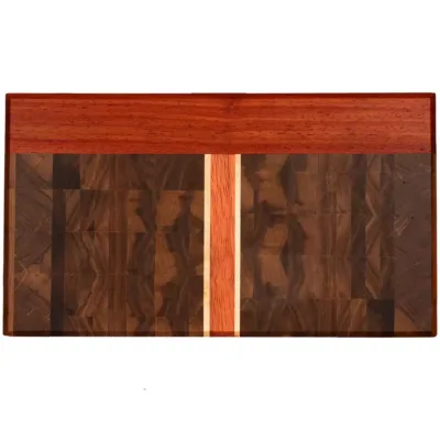 Serverings bræt nr. 112- 240x420x18 med valnød og paduak