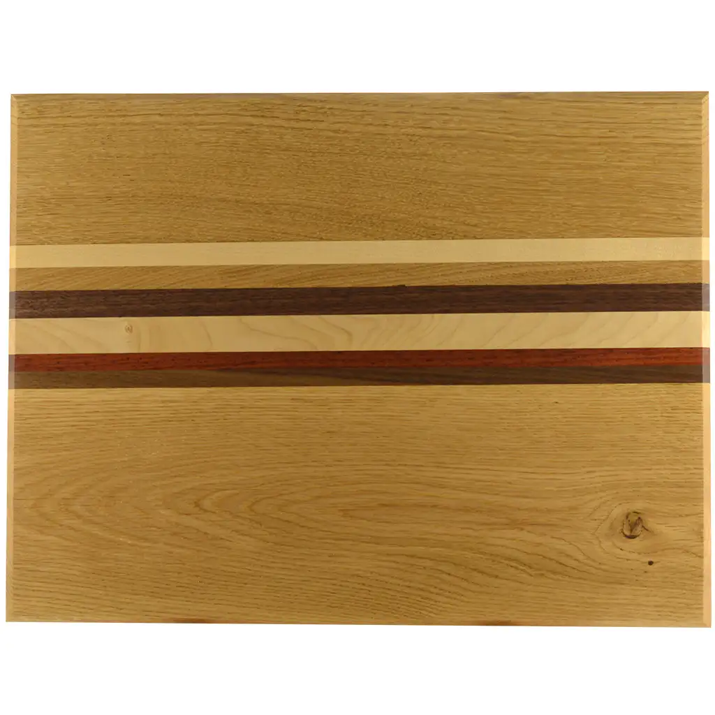 Ser134 F Serverings bræt nr. 134 - 310x430x17 - eg, valnød og paduak