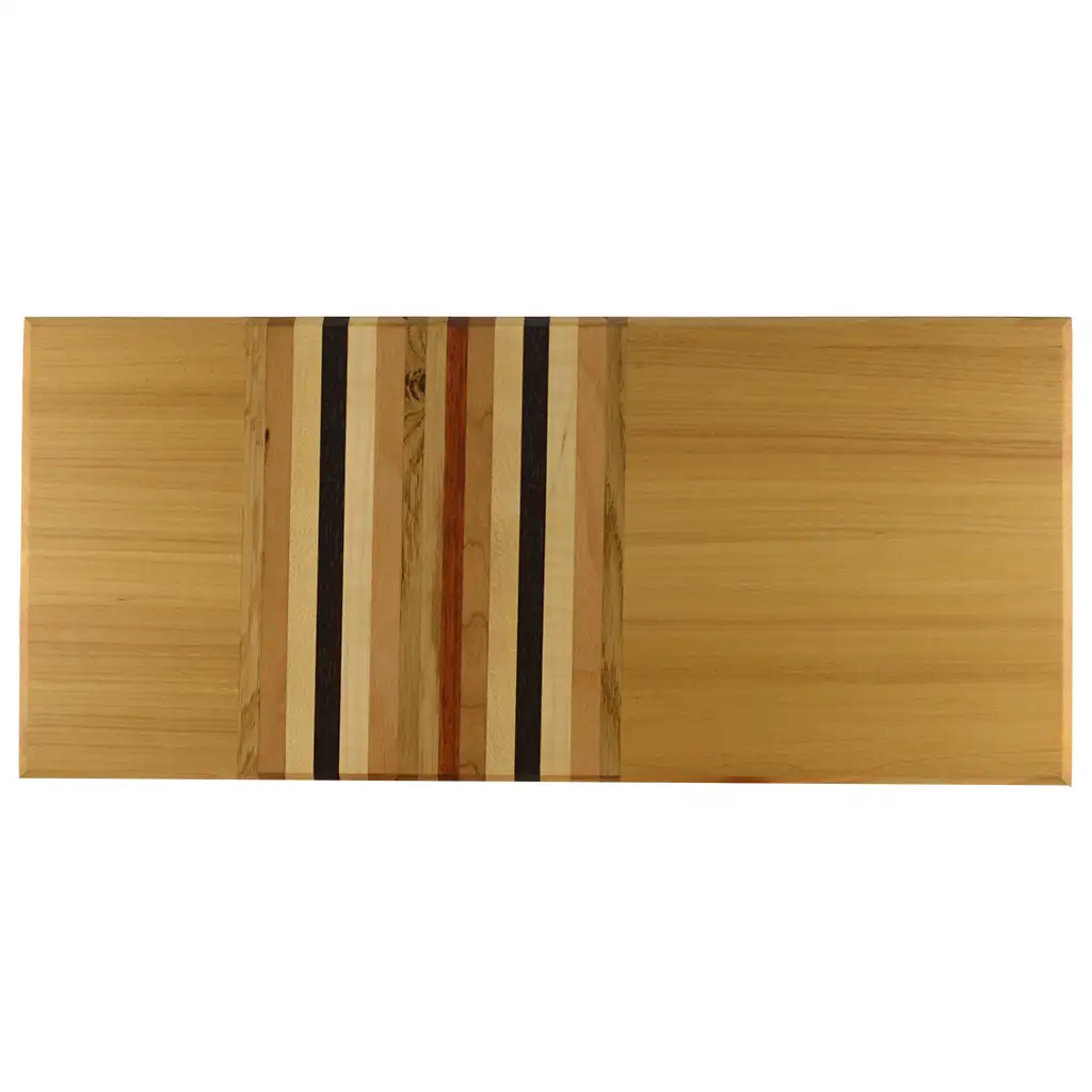 Ser136 F Serverings bræt nr. 136 - 230x510x17- eg, røget eg, valnød og paduak