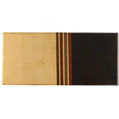 Serverings bræt nr 148 - 19x41x167af valnød, wenge, røget eg, paduak og ahorn.