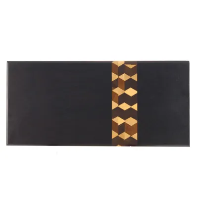 Serverings brat 154 - 200x440x17- Røget eg med 3D mønster i siden