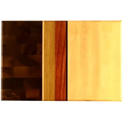 Serverings brat 156 - 260x380x17- valnød, eg, paduak, ahorn