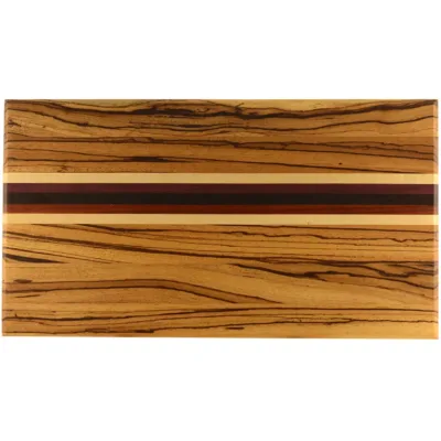 Serverings bræt nr 164- 27x48x17 af wenge, ahorn, røget eg og paduak