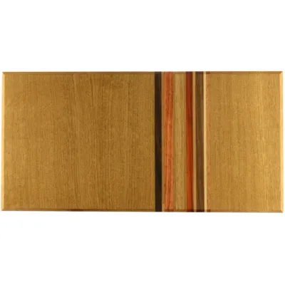 Serverings bræt nr 166- 22x45x17 af eg, paduak, ahorn og røget eg