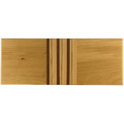 Serverings bræt nr 168- 31x46x16 af eg. valnød, bøg, ahorn