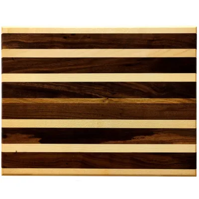 Serverings bræt nr. 185 - 30x38x15 af eg, valnød og ahorn